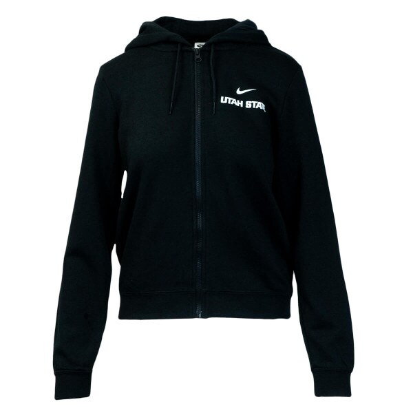 Women's Black Nike Utah State Full-Zip Jacket